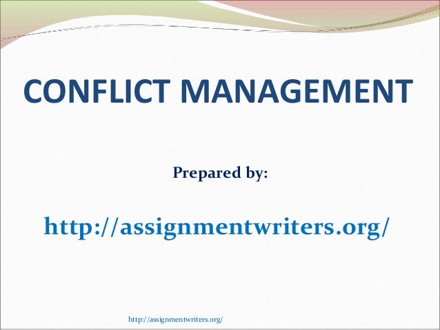 How to write a conflict thesis statement