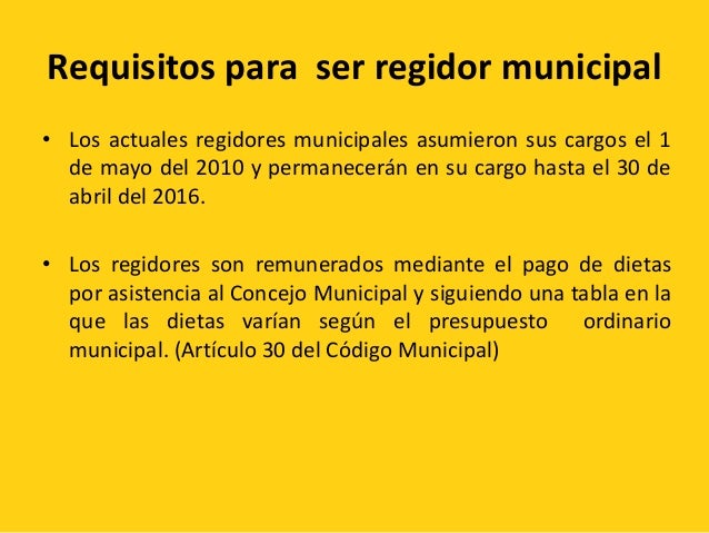 Conformación del gobierno municipal