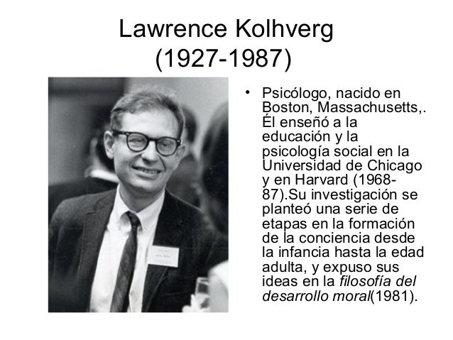 Teoría del desarrollo moral. Jean Piaget, Lawrence Kohlberg