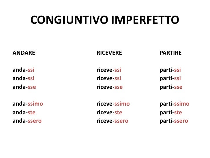 Congiuntivo