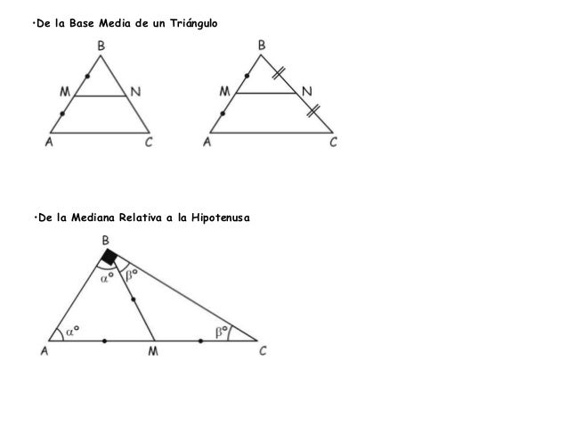Mediana Relativa A La Hipotenusa