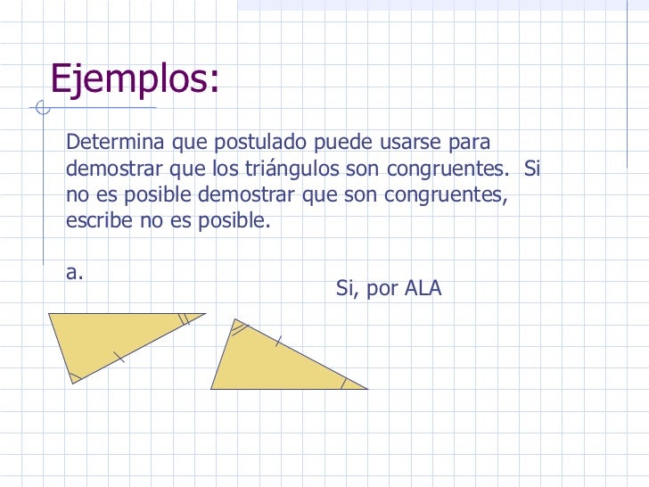 Congruencia De TriáNgulos Postulados Y Teoremas