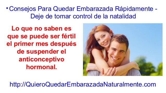 que puedo tomar para embarazar a mi mujer