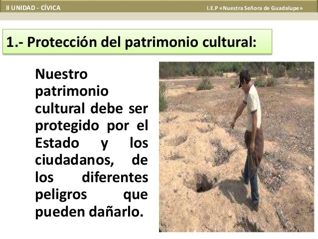 Conservación y defensa del patrimonio cultural