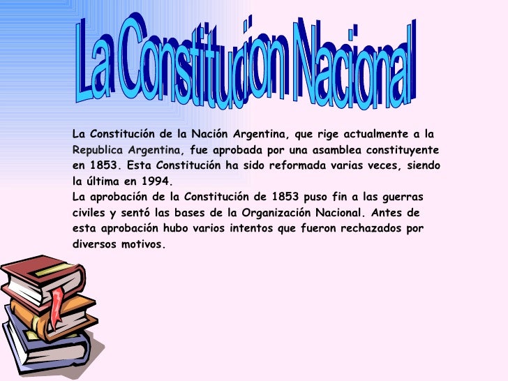 LA CONSTITUCION NACIONAL ES la constitucion nacional es: