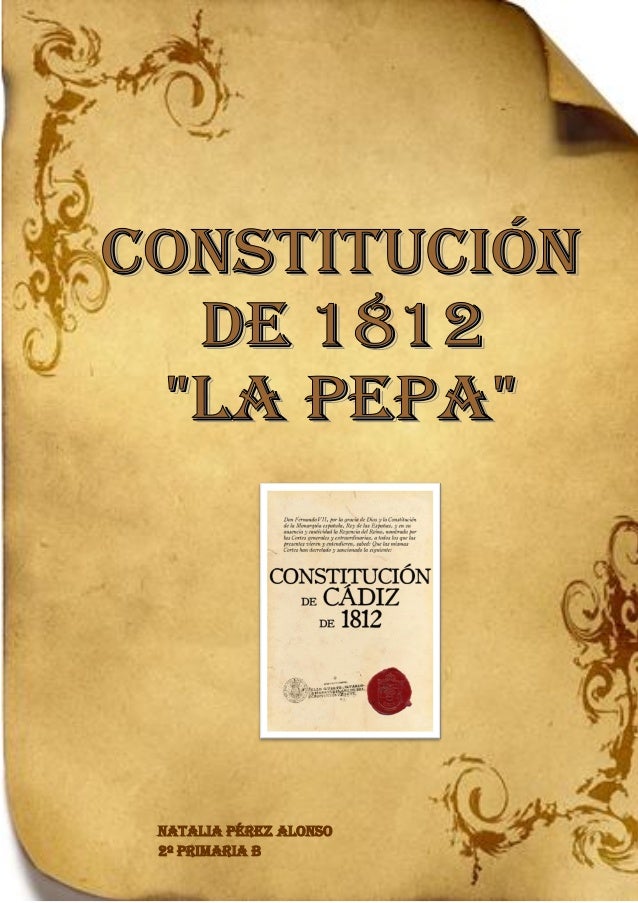 Constitucion 1812 Constitucion 1812