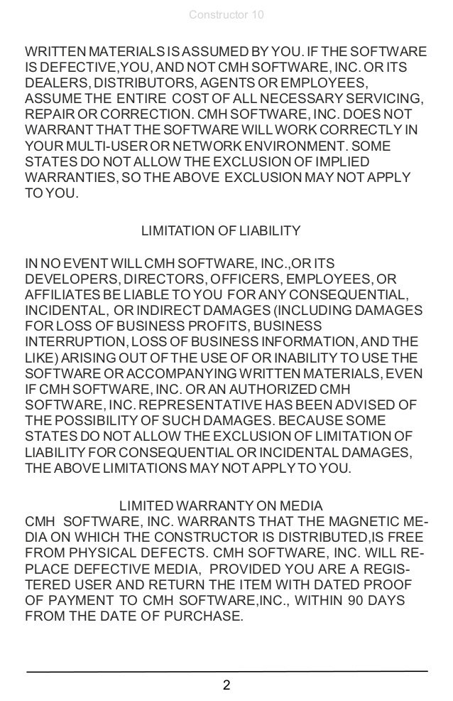 Cmh Software Constructor Cmh Software Constructor