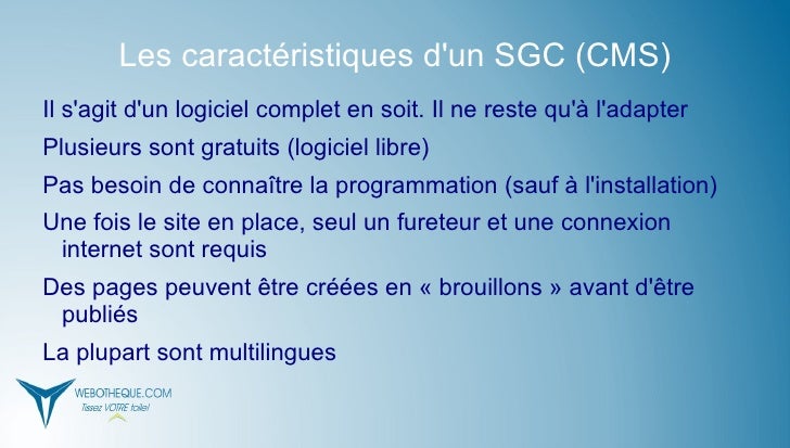 comment construire un cms