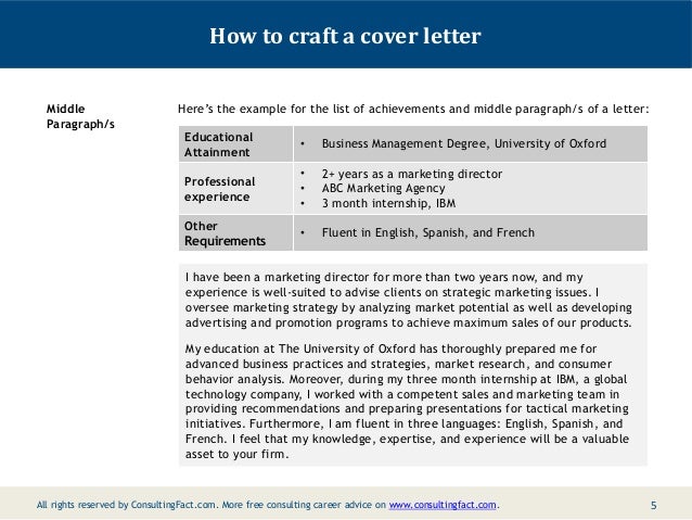 show me a cover letters