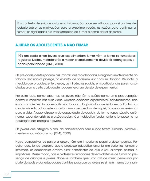 Tratamento de padrão de inclinação de nicotina