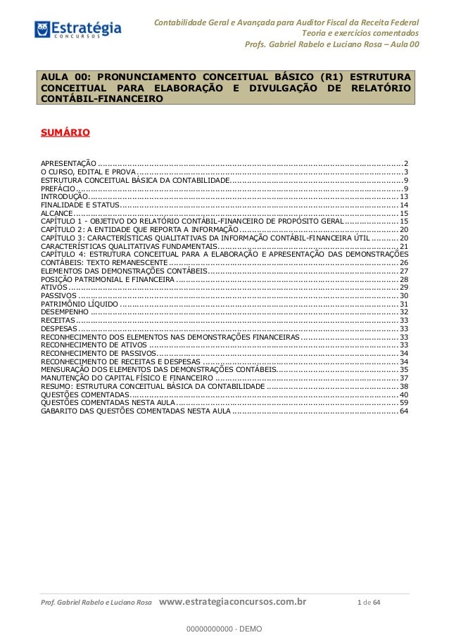 Exame contabilidade e auditoria