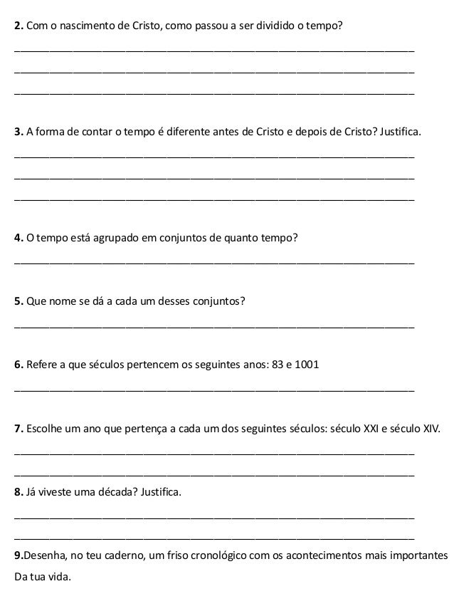 Contagem do tempo século