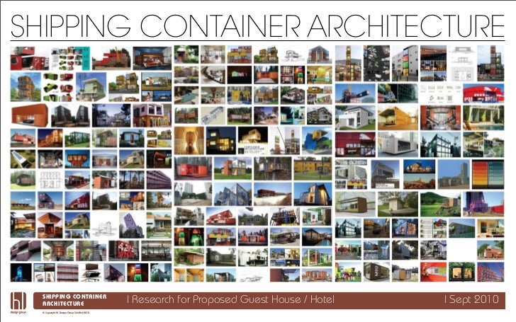 Shipping Container Architecture Research