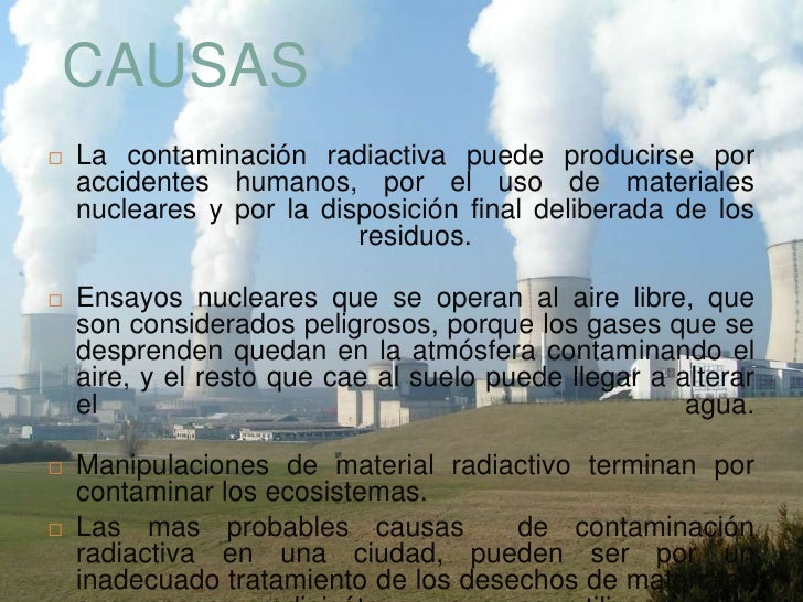 Contaminación Radioactiva