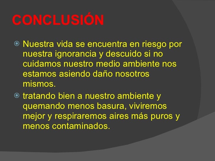 Contaminantes del aire
