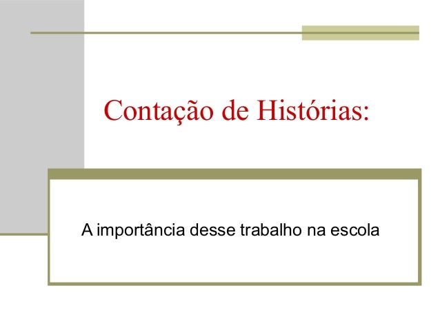 Curso de contacao de historia