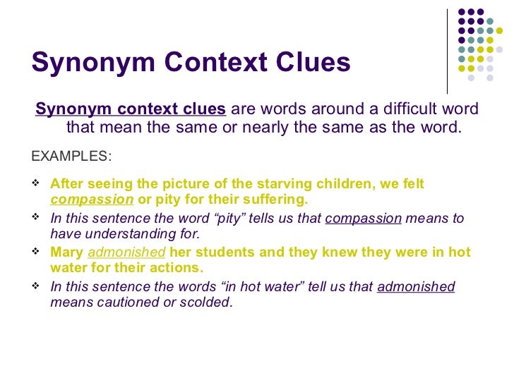 Context clues