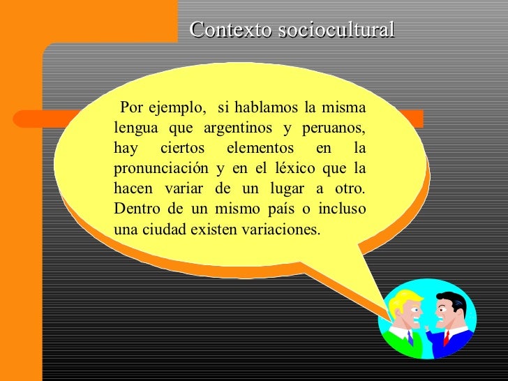 Contexto Sociocultural de la Comunicación