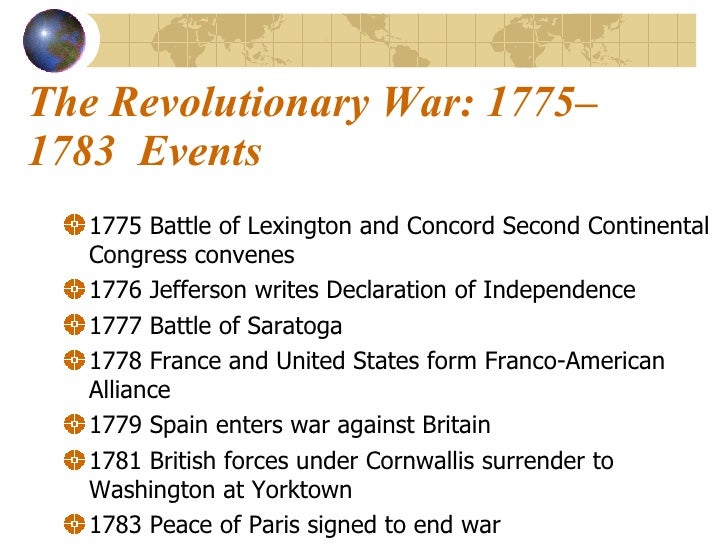 essay on events leading up to revolutionary war essay on events leading up to revolutionary war
