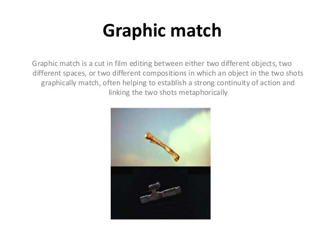 Image result for graphic match editing examples