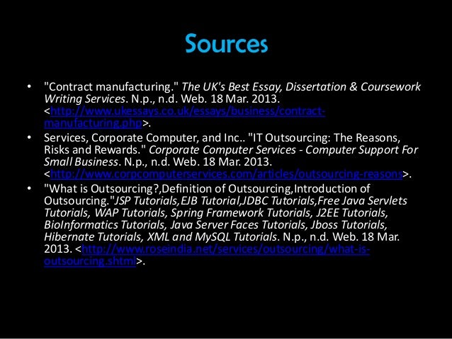 outsourcings and its effect on business essay outsourcings and its effect on business essay