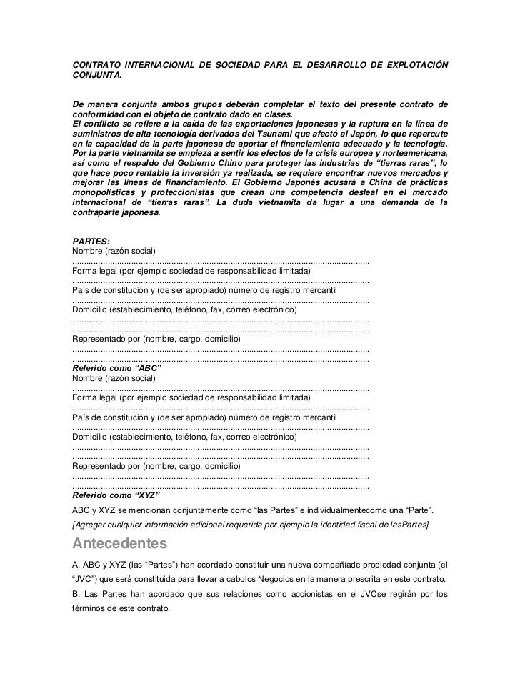 EJEMPLO DE UNA SOCIEDAD MERCANTIL ejemplo de una sociedad mercantil:
