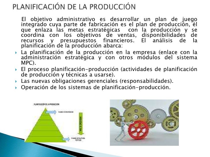 Cuál Es El Objetivo Del Control De La Producción