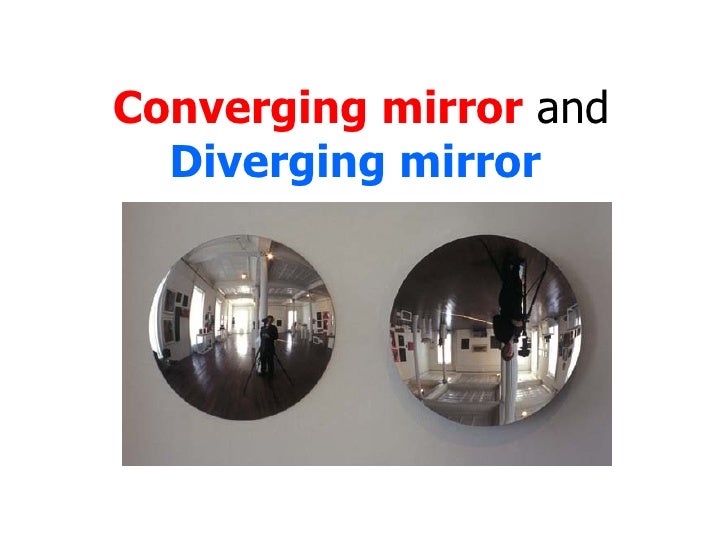 Converging Mirror And Diverging Mirror