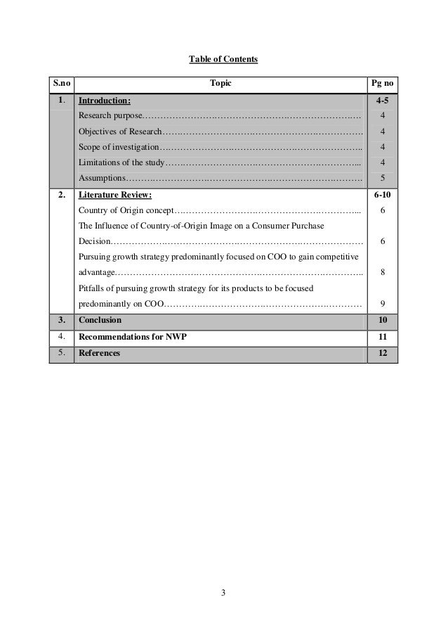 Dissertation organization