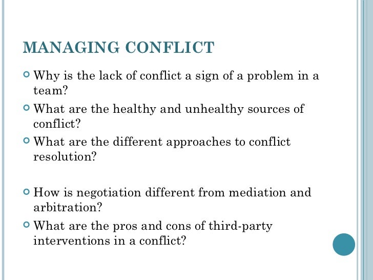 conflict management and resolution for teams Employers are responsible for an employee supportive workplace if lack of effective conflict resolution interferes with performance, here's how. conflict management and resolution for teams Employers are responsible for an employee supportive workplace if lack of effective conflict resolution interferes with performance, here's how.