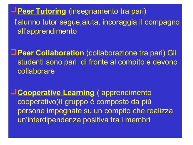 Differenza Tra Lavoro Di Gruppo E Cooperative Learning Cooperative learning e dinamiche di gruppo
