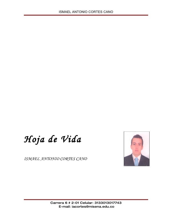 FORMATO HOJA DE VIDA EMPRESA formato hoja de vida empresa: