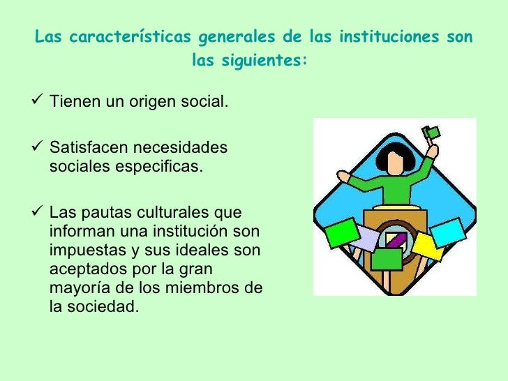 instituciones sociales