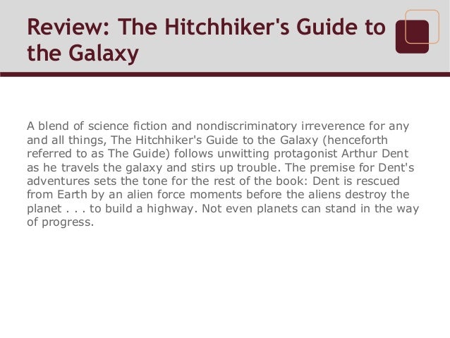 review guide hitchhicker's