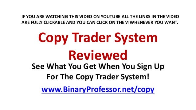 Copy trader