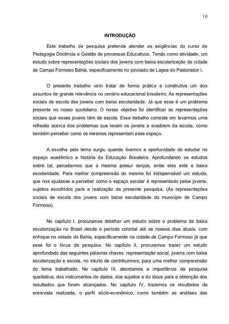 Monografia pedagogia