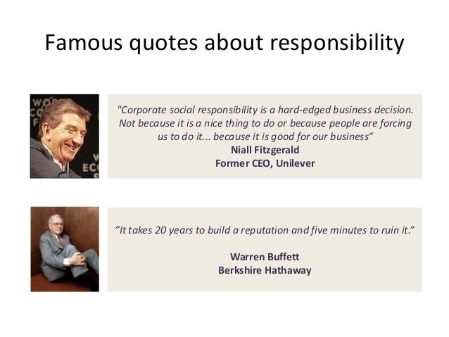 social responsibility quotes