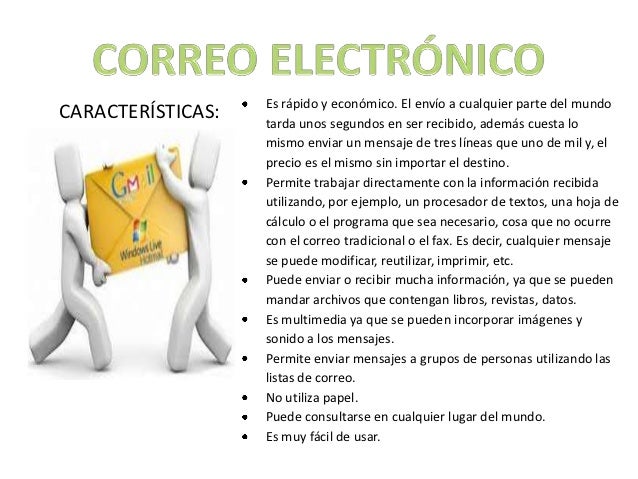 Correo electrónico y correo postal