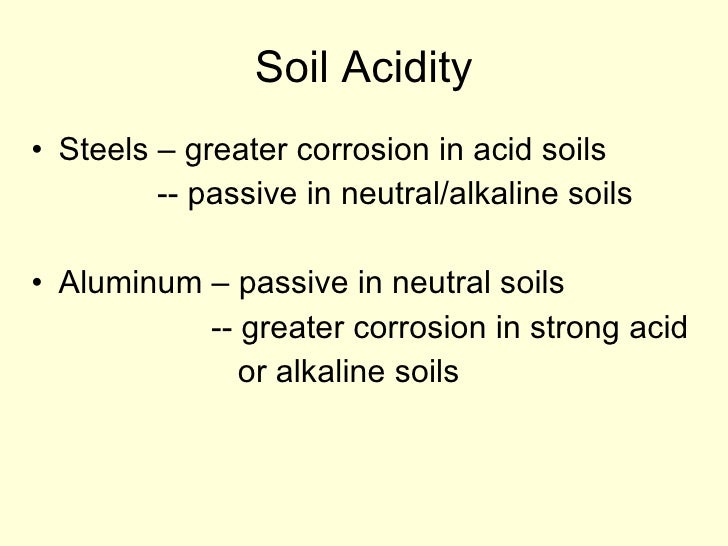 Corrosion In Soils