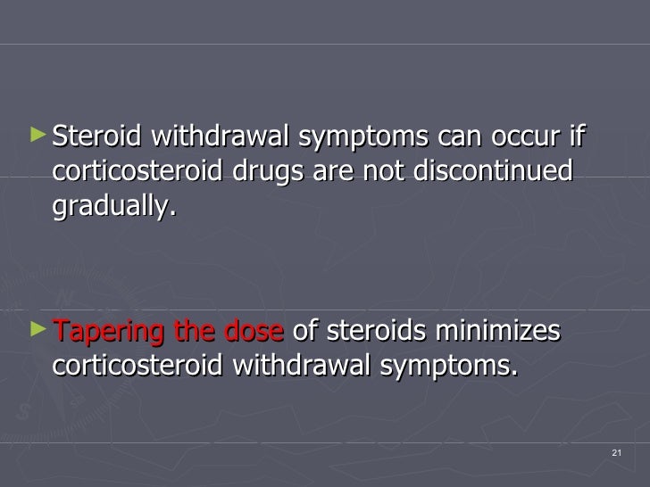 Prednisone Withdrawal Symptoms Insomnia