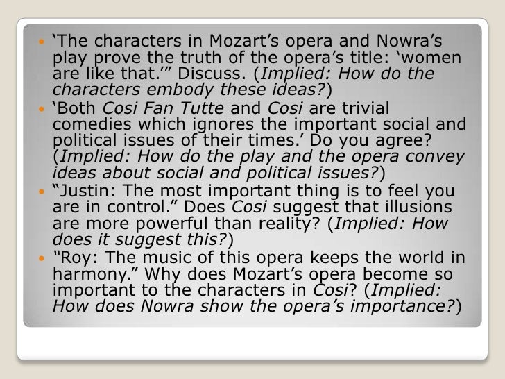 Cosi louis nowra essay