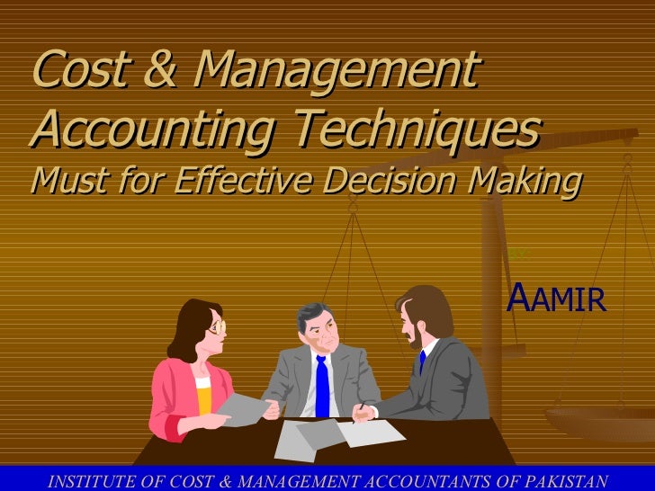 Cost & Management Accounting Techniques