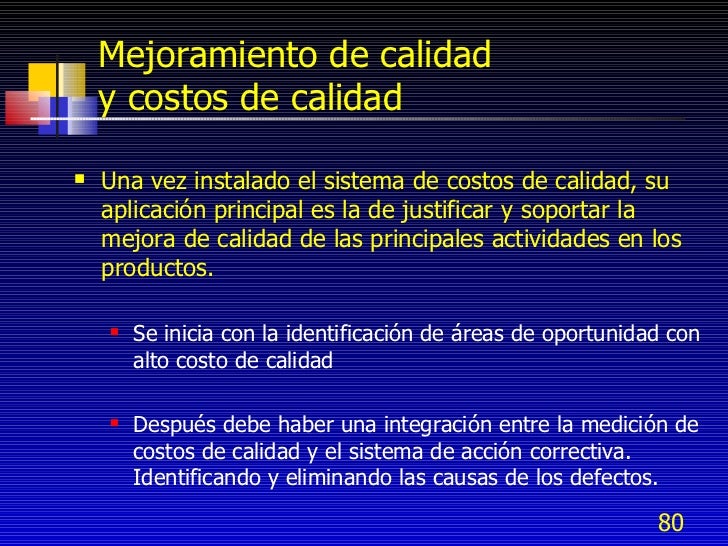 Costos De Calidad