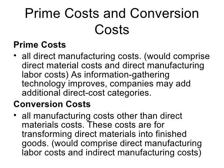 Cost terms & purposes