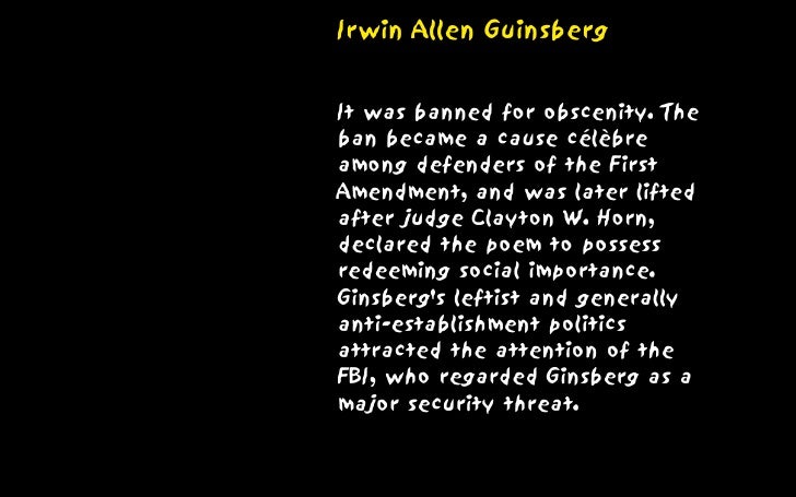 Allen Ginsberg Ginsbergs Thing Allen Ginsberg Ginsbergs Thing