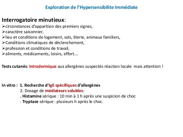 Immunotherapie Specifique Aux Allergenes