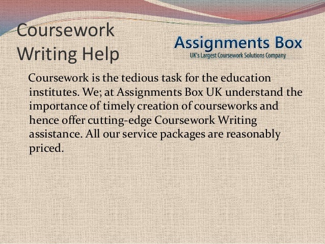 Coursework writing service uk