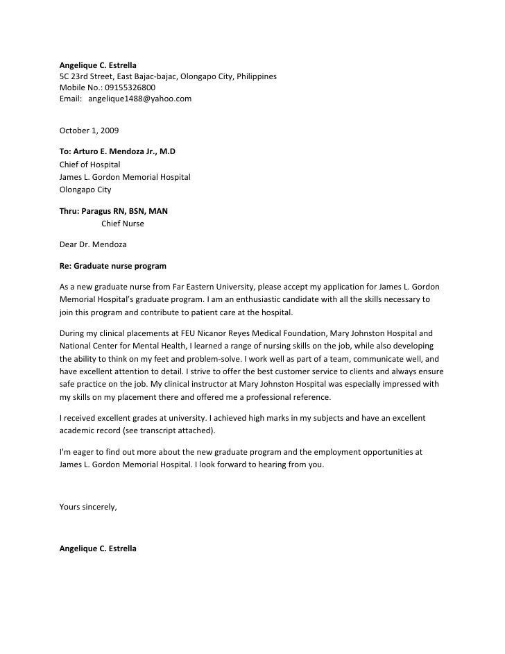 Reference Letter For Nursing Student From Clinical Instructor