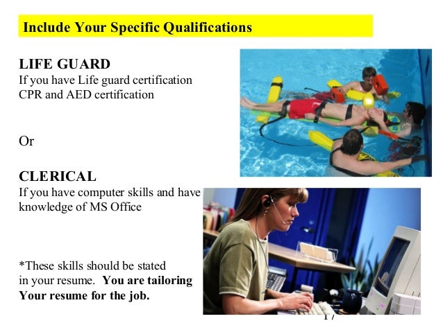 High school lifeguard cover letter