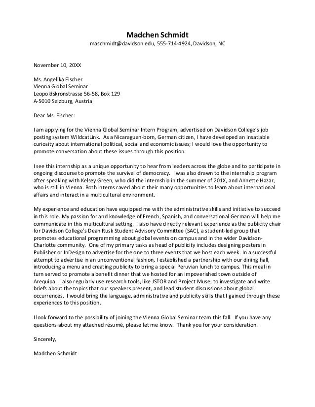 Writing a Compelling Internship Cover Letter - internships com